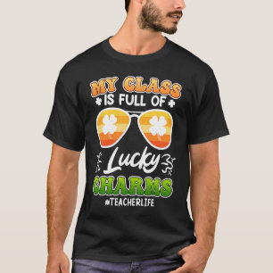 Camiseta Clase llena de palabras del profesor Lucky Charms