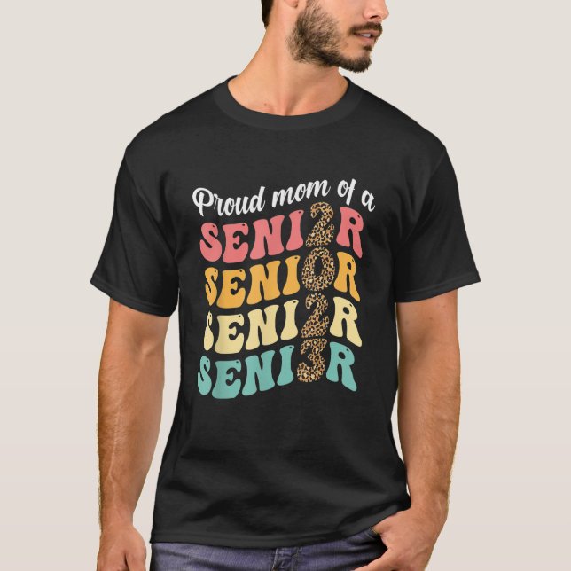 Camiseta Clase Mama De Groovy Senior Mom 2023 Senior 2023 M (Anverso)