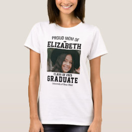 Camiseta Clase personalizada de graduado de mamá orgullosa