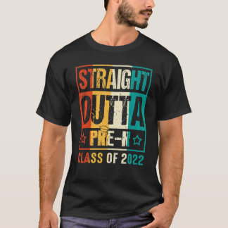 Camiseta Clase Pre-K Directa De 2023 Retro De Graduación