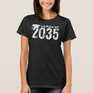 Camiseta Clase Preescolar De 2035 Crecer Con Me Grad