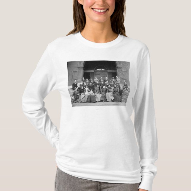 Camiseta Clase preparatoria mayor en la universidad de Fisk (Anverso)