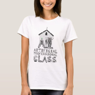 Camiseta Clase Profesional Artificial de Robótica Divertida