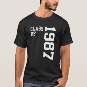 Camiseta Clase Retro de 1987 Vin de Reunión de Secundaria S