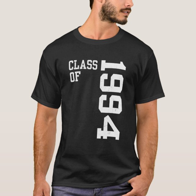 Camiseta Clase Retro de 1994 Vin de Reunión de Secundaria S (Anverso)
