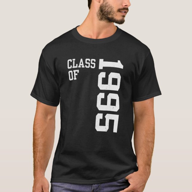Camiseta Clase Retro de 1995 Vin de Reunión de Secundaria S (Anverso)