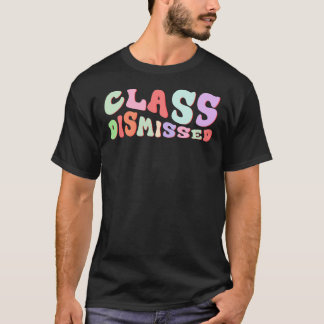 Camiseta Clase Retro Descartada El Último Día De La Escuela