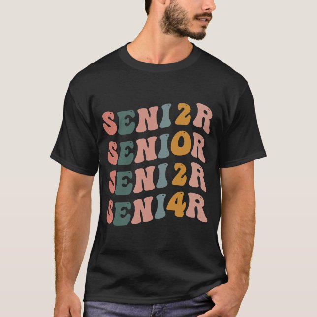 Camiseta Clase Retro Superior de 2024 Graduación de 2024 (Anverso)