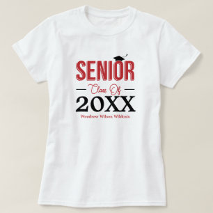 Camiseta Clase roja superior de
