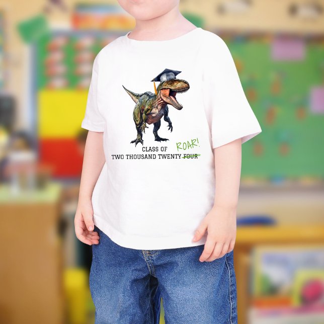 Camiseta Clase ruar de 2024 niños de graduación de dinosaur (Subido por el creador)