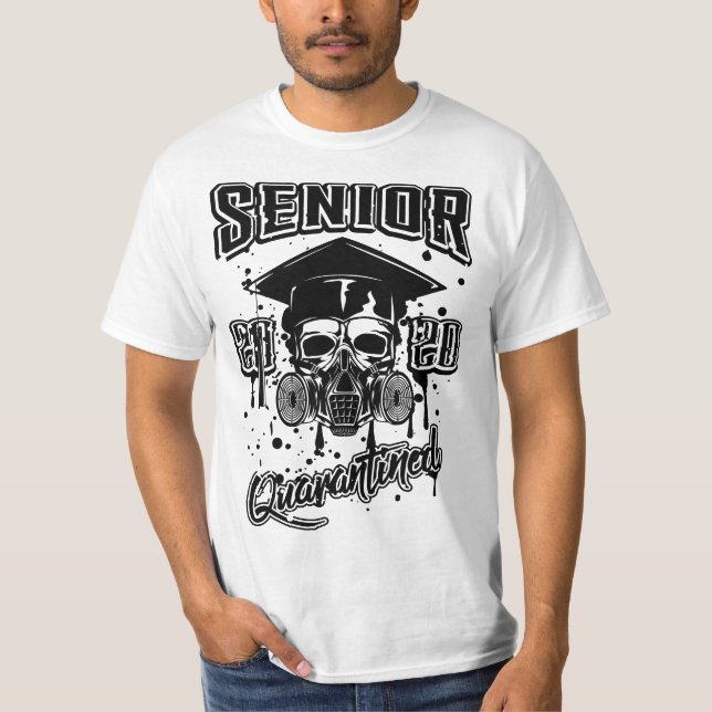 Camiseta Clase Senior de 2020 en cuarentena (Anverso)