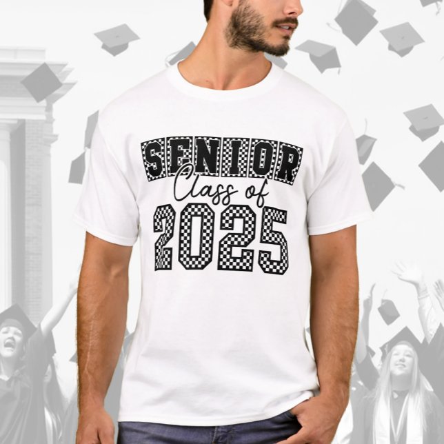 Camiseta Clase Senior de 2025 Retro Black (Subido por el creador)
