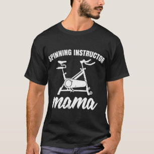 Camiseta Clase Spin Ciclismo Mamá Instructor de Giro Mama B