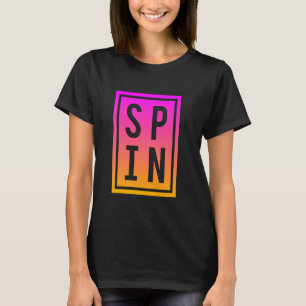 Camiseta Clase Spinning Saying Spin Workout Ejercicio Bike