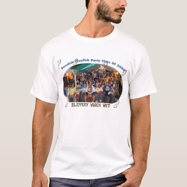Camiseta Clase sueca del fiesta de los cangrejos de 2009 (Anverso)