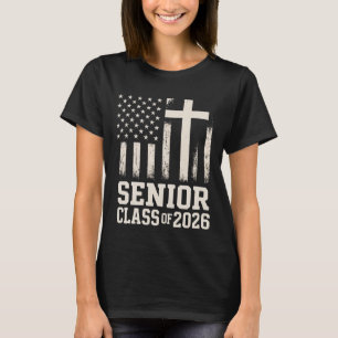 Camiseta Clase Superior 2026 Bandera Cruz EE. UU.
