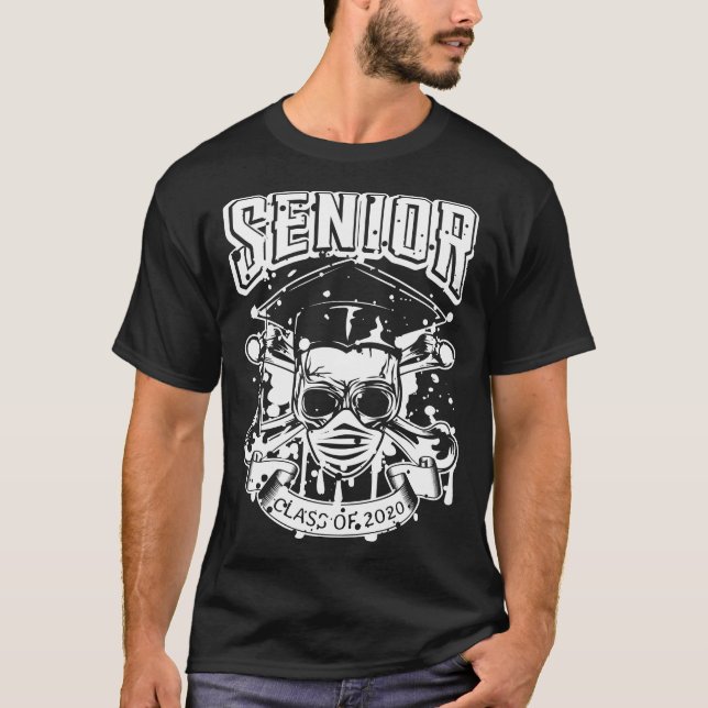 Camiseta Clase superior de 2020 en cuarentena (Anverso)