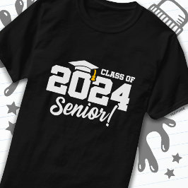 Camiseta Clase superior de 2024 Graduación superior 2024