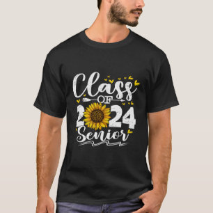 Camiseta Clase Superior De 2024 Senior Graduado 2024