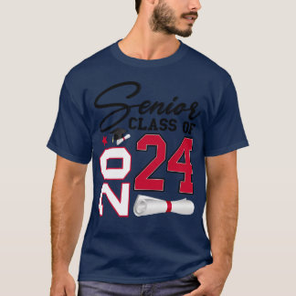 Camiseta Clase superior de 2024 Universidad Escuela secunda