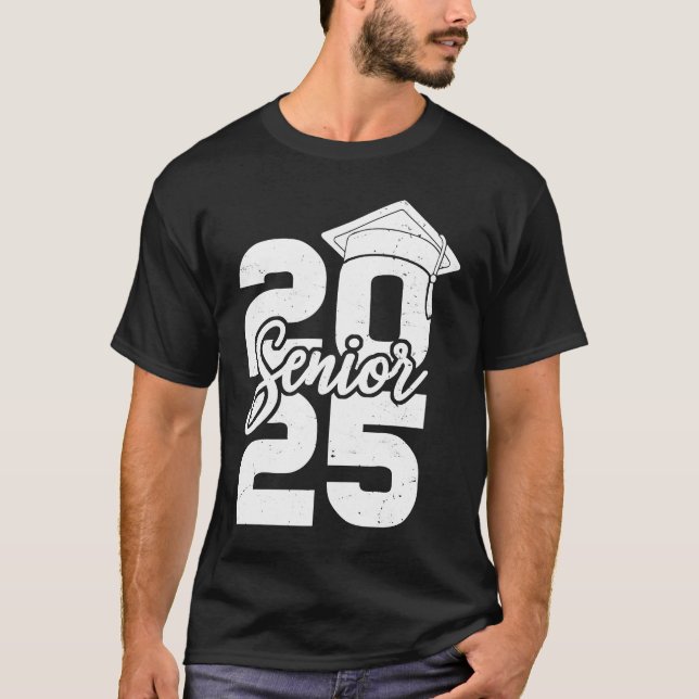 Camiseta Clase Superior de 2025 de 25 Graduados (Anverso)