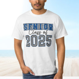 Camiseta Clase superior de azul retro 2025