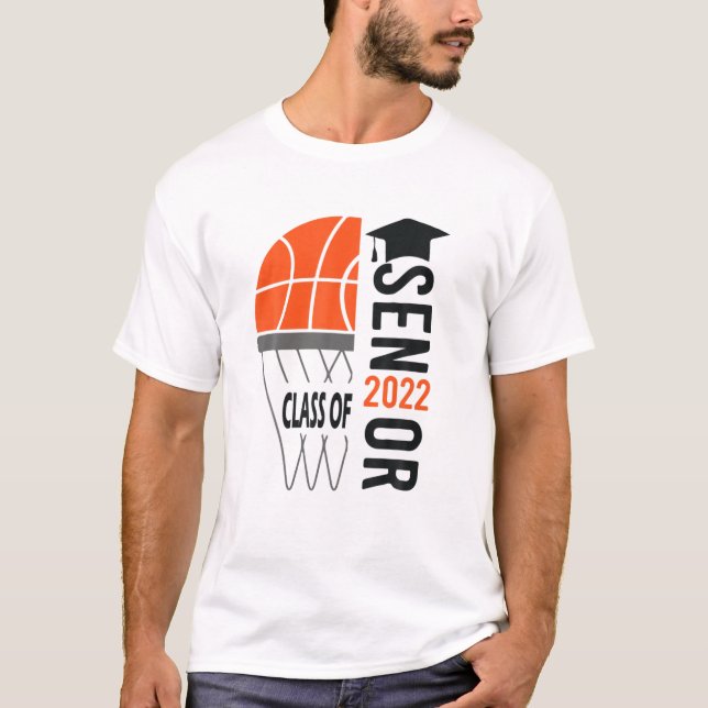 Camiseta Clase Superior De Baloncesto De Graduación 2022 (Anverso)