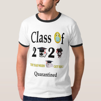 Camiseta Clase Superior De Graduación De Cuarentena Gradual