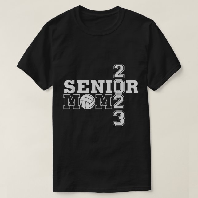 Camiseta Clase superior de mamá de voleibol (Diseño del anverso)