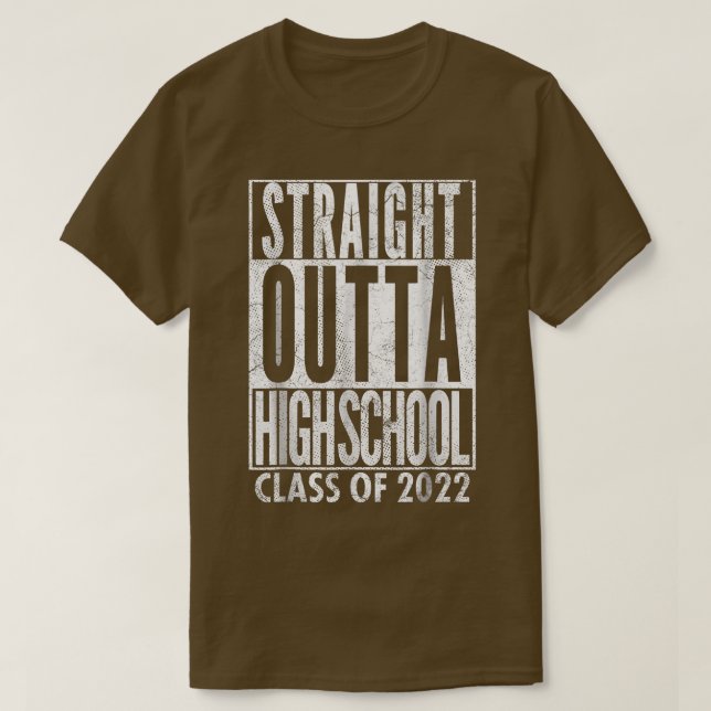 Camiseta Clase Superior De Secundaria Directa De 2022 Gr (Diseño del anverso)