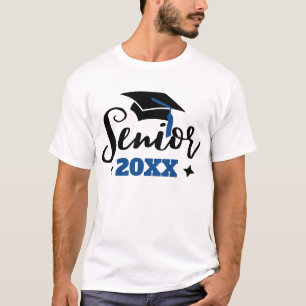 Camiseta Clase superior del año de graduación 2022 azul neg