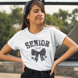 Camiseta Clase superior del año de graduación de Bow 2025