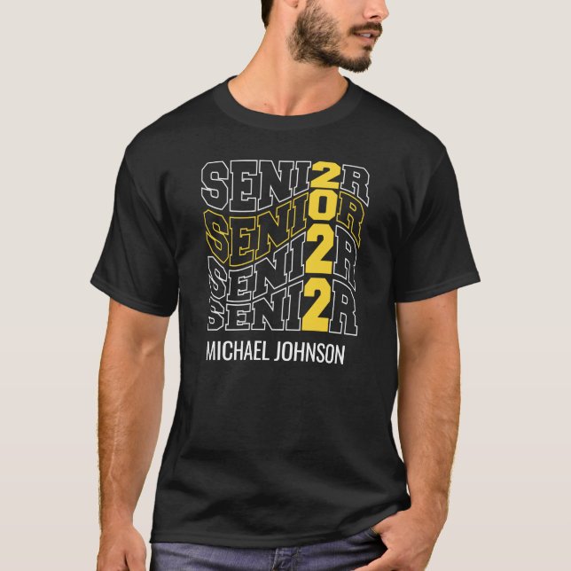 CAMISETA CLASE SUPERIOR DEL GRADUADO DE 2022 (Anverso)