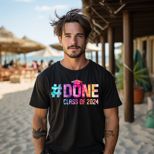 Camiseta Clase Terminada De 2024 Graduación Graduado Hombre