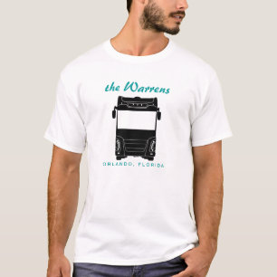 Camiseta Clase un gráfico de la silueta de Motorhome/del