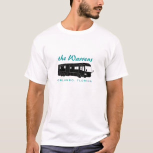 Camiseta Clase un gráfico de la silueta de Motorhome/del