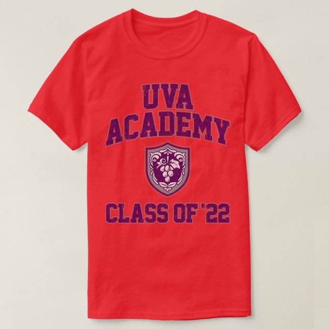 Camiseta Clase Uva Academy de 22 Variante (Diseño del anverso)
