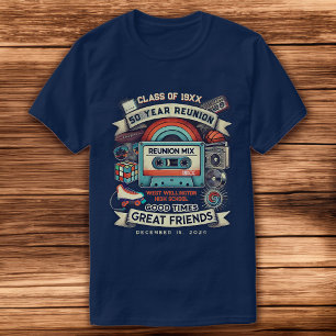 Camiseta Clase Vintage de Reunión de la Escuela Secundaria 
