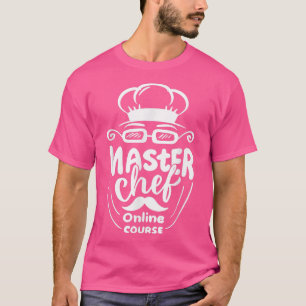 Camiseta Clases de cocina de curso de chef en línea zoom Fu