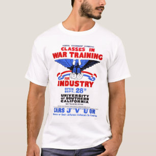 Camiseta Clases de entrenamiento de la guerra de USC WPA