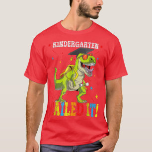 Camiseta Clases de Graduado de Dinosaur TRe de Kindergarten