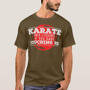 Camiseta Clases de Karate Free si te atreves a tocarme Japó