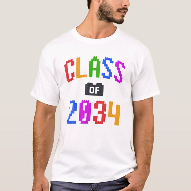 Camiseta CLASES de la escuela de primer día de la guardería (Anverso)