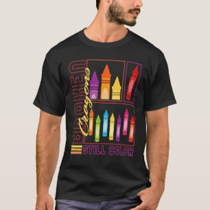 Camiseta Clases rotas de maestros de arte con pintura de co