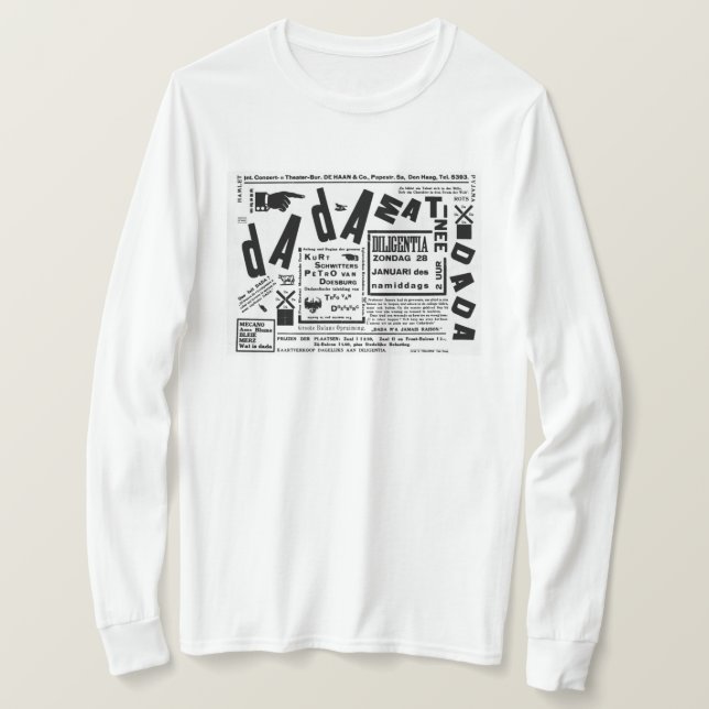 CAMISETA CLASIC 1927 AVANT GARDE DADA ART POSTER (Anverso del diseño)