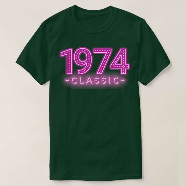 CAMISETA CLASIC 1974 (Diseño del anverso)