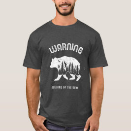 Camiseta Clásica Advertencia Cuidado Con El Oso