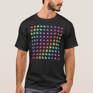 Camiseta clásica arcoiris del loro fiesta