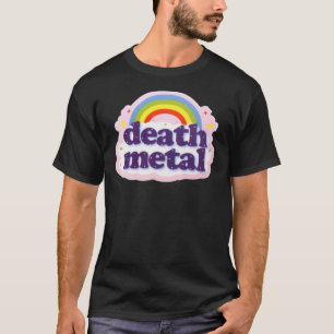 Camiseta Clásica Arcoiris Metalizado de Muerte