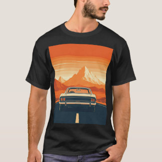 Camiseta clásica, auto vintage